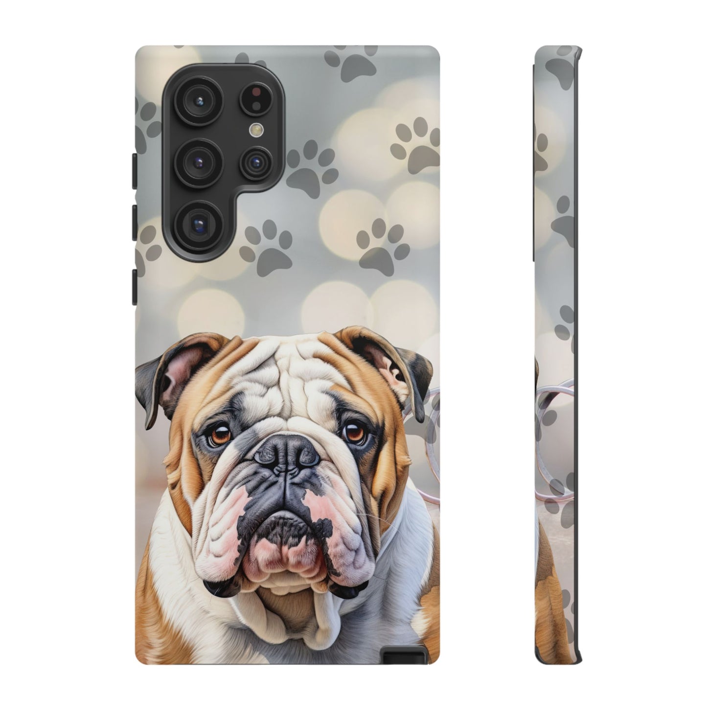 Bull Dog Phone Case by Tough Cases (Apple iPhone, Samsung Galaxy, and Google Pixel)