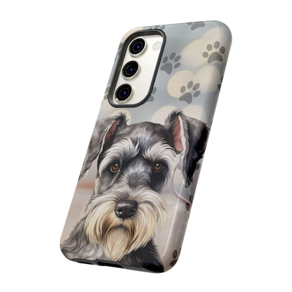 Miniature Schnauzer by Tough Cases (Apple iPhone, Samsung Galaxy, and Google Pixel)