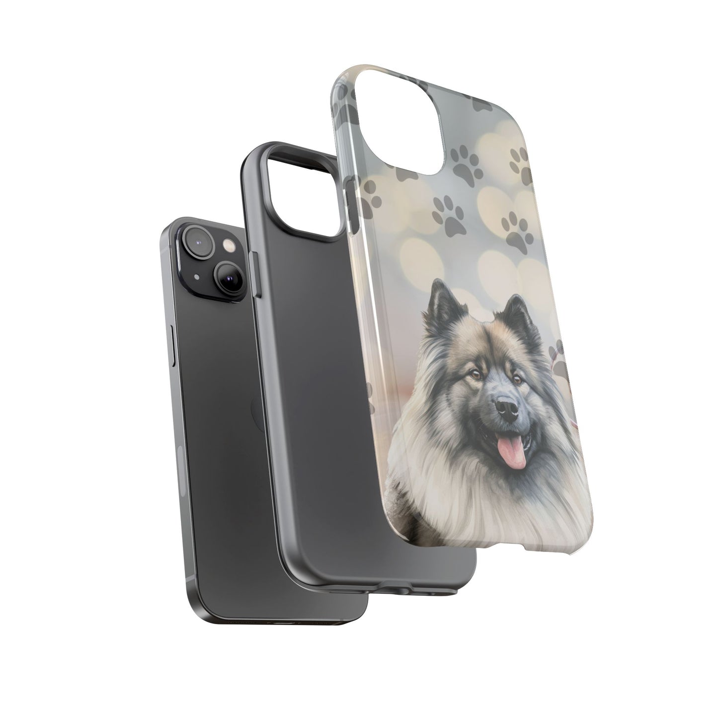 Keeshond Phone Case by Tough Cases ( Apple iPhone, Samsung Galaxy, and Google Pixel)