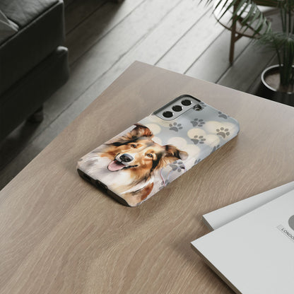 Collie Phone Case by Tough Cases (Apple iPhone, Samsung Galaxy, and Google Pixel)