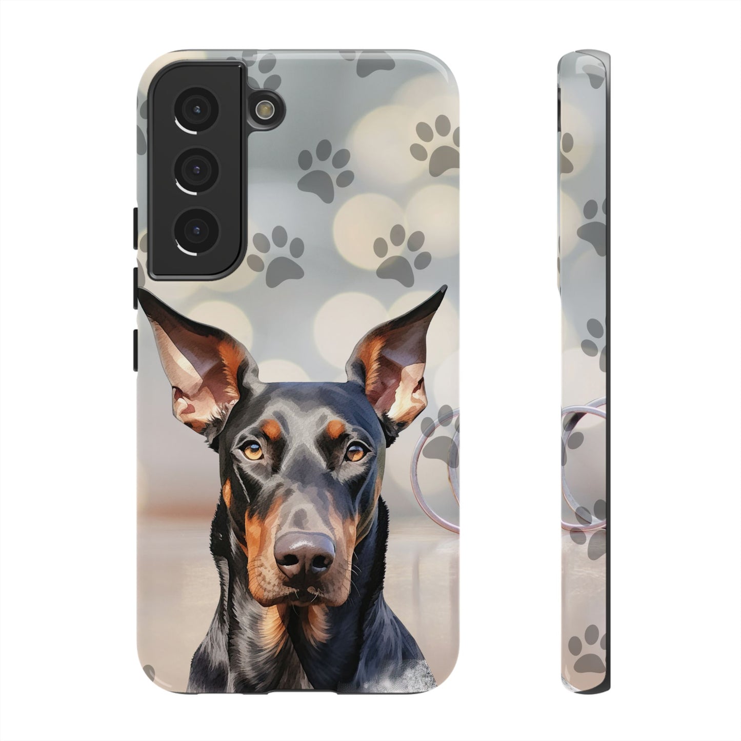 Doberman Phone Case by Tough Cases (Apple iPhone, Samsung Galaxy, and Google Pixel)