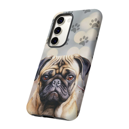 Pug Phone Case by Tough Cases (Apple iPhone, Samsung Galaxy, and Google Pixel)
