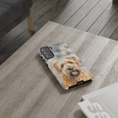 Self-Coated Wheaten Terrier by Tough Cases (Apple iPhone, Samsung Galaxy, and Google Pixel)