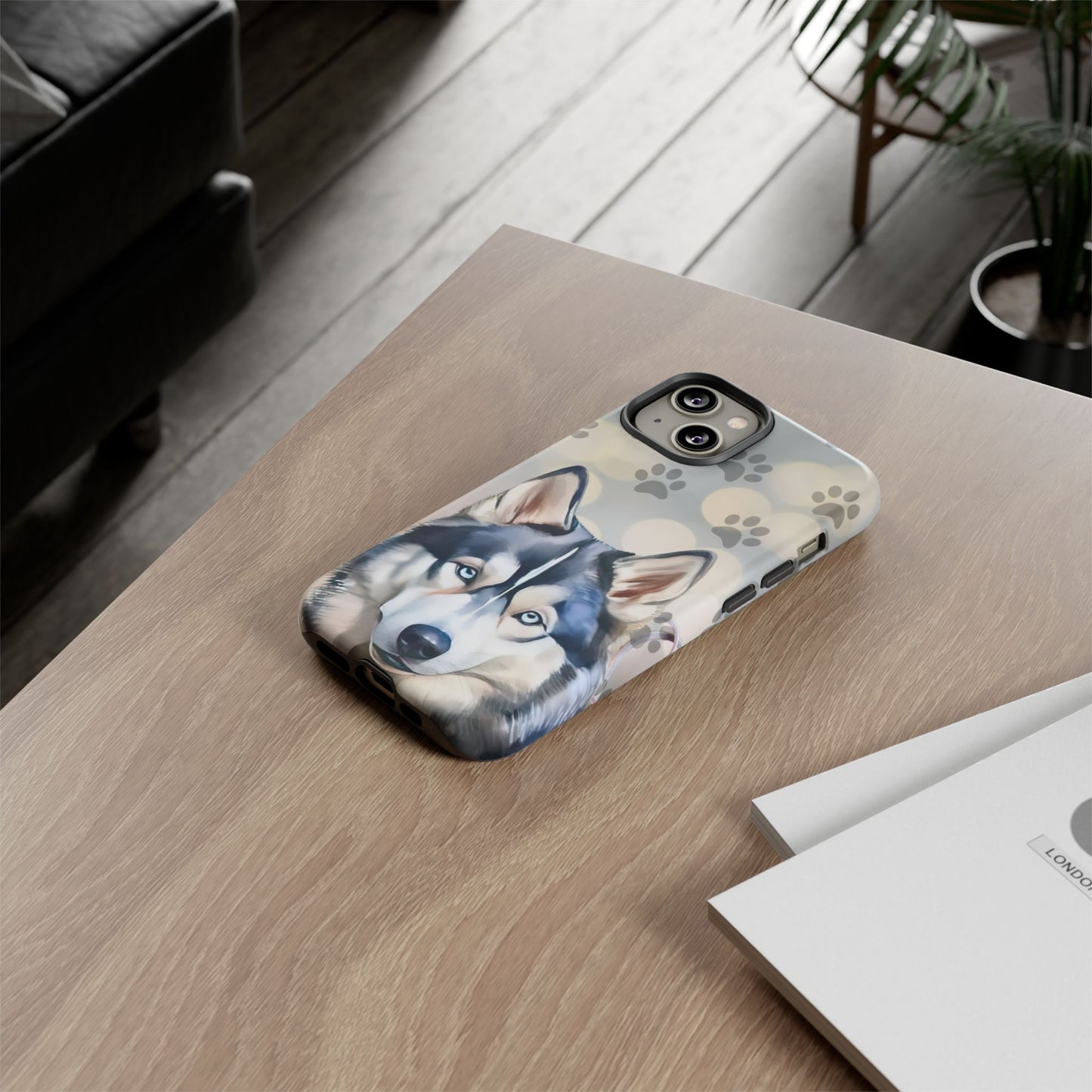 Siberian Husky Phone Cases by Tough Cases (Apple iPhone, Samsung Galaxy, and Google Pixel)