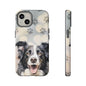 Border Collie Phone Case by Tough Cases (Apple iPhone, Samsung Galaxy, and Google Pixel)