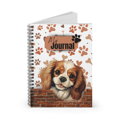 Cavalier King Charles Spaniel Spiral Notebook - Ruled Line