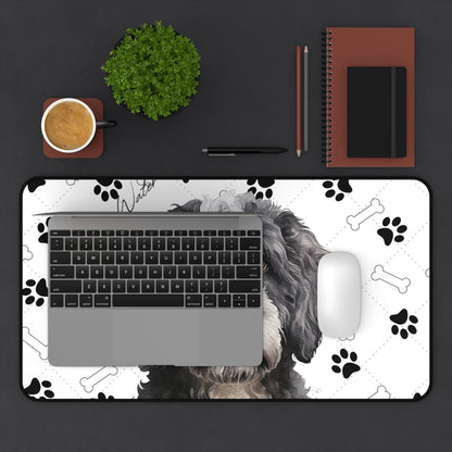 Portuguese Water Dog Desk Mat