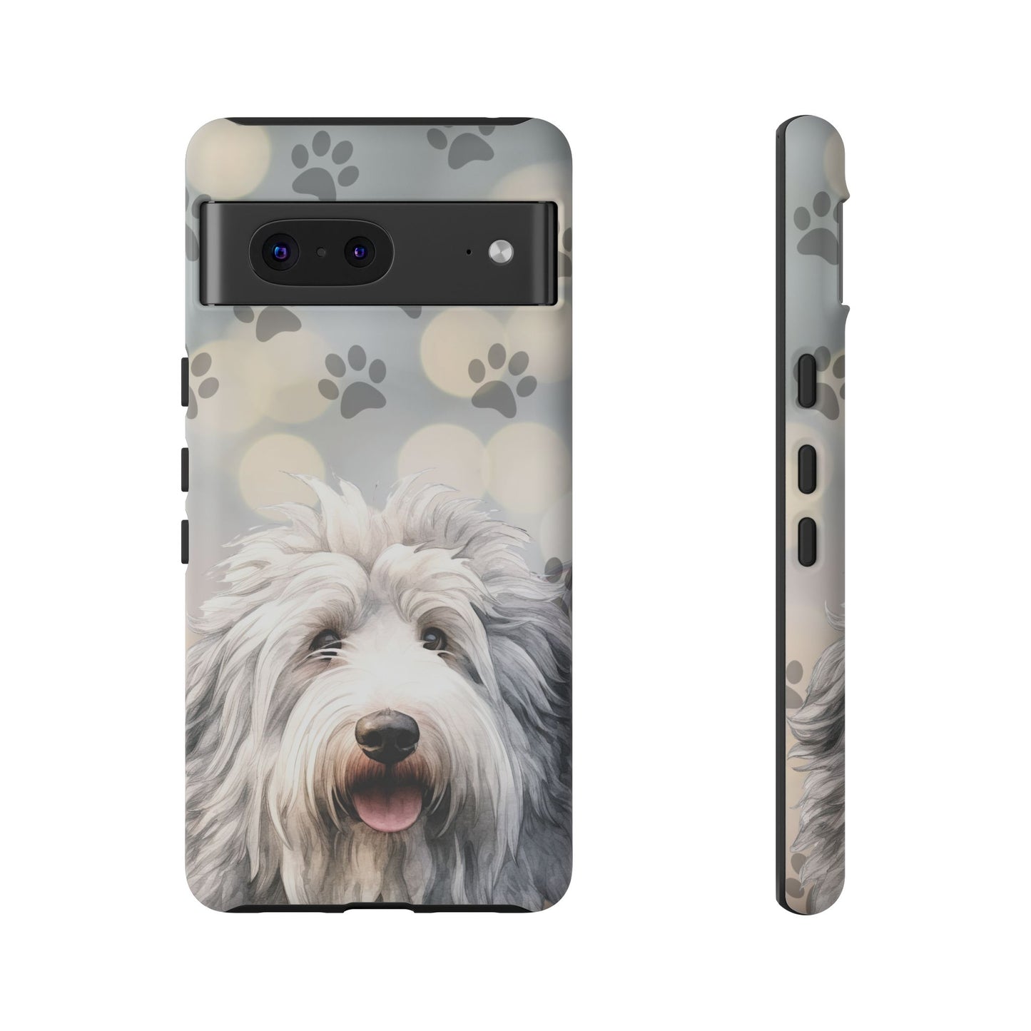 Old English Sheepdog by Tough Cases (Apple iPhone, Samsung Galaxy, and Google Pixel devices)