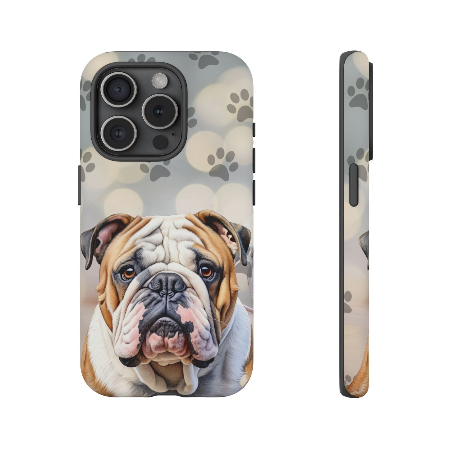 Bull Dog Phone Case by Tough Cases (Apple iPhone, Samsung Galaxy, and Google Pixel)