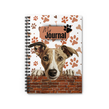 Whippet Spiral Notebook - Ruled Line