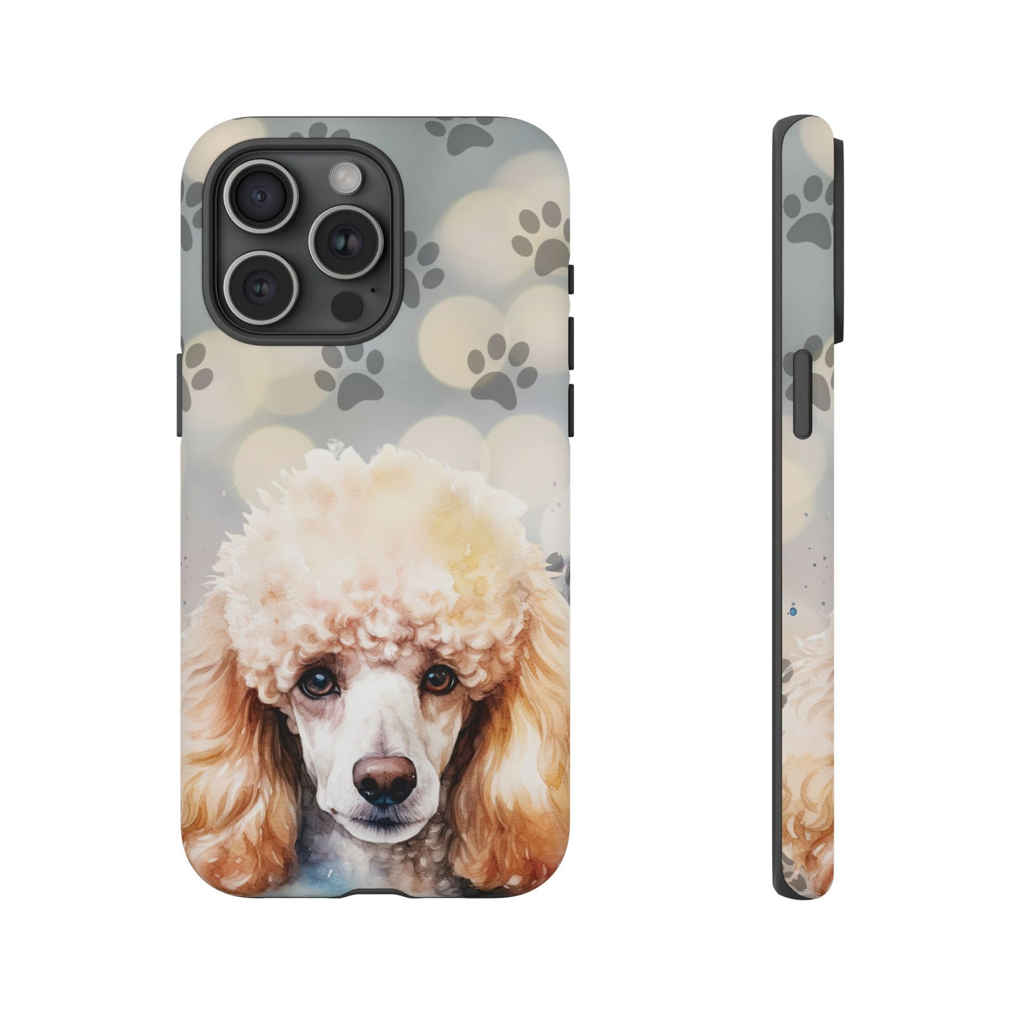 Poodle Phone Case by Tough Cases (Apple iPhone, Samsung Galaxy, and Google Pixel )