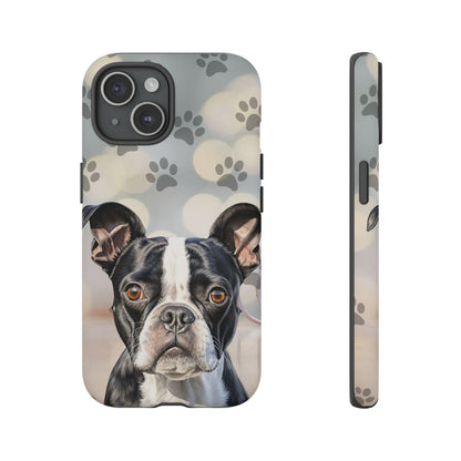 Boston Terrier Phone Case by Tough Cases (Apple iphone, Samsung galaxy, Google Pixel) Boston Terrier