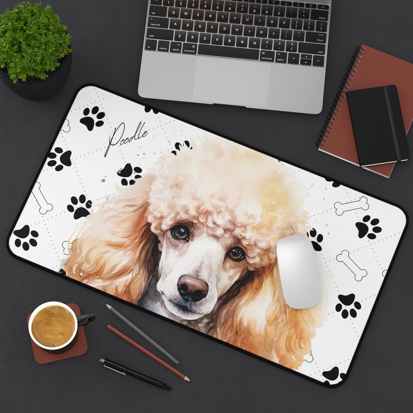 Poodle Desk Mat