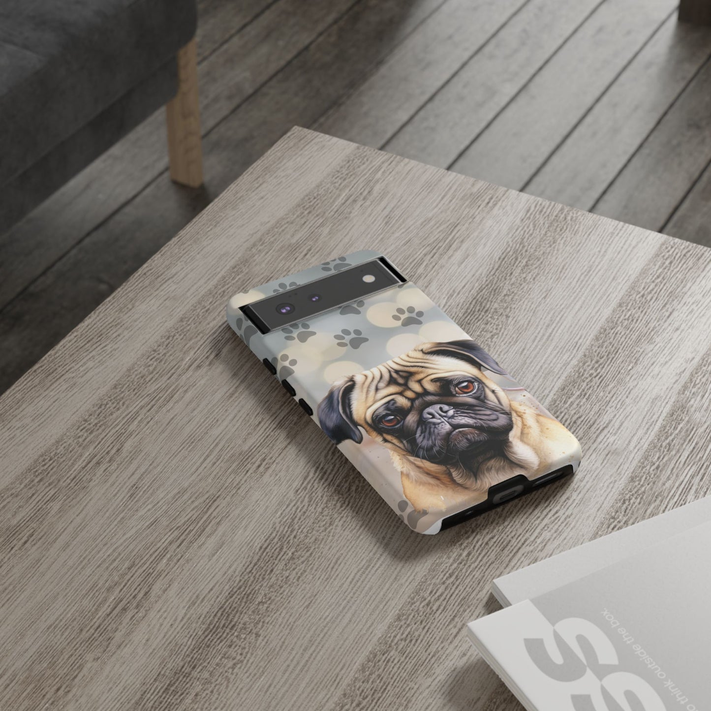 Pug Phone Case by Tough Cases (Apple iPhone, Samsung Galaxy, and Google Pixel)