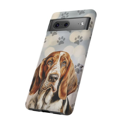 Basset Hound Phone Case by Tough Cases (Apple iPhone, Samsung Galaxy, and Google Pixel)