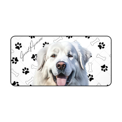Great Pyrenes Desk Mat