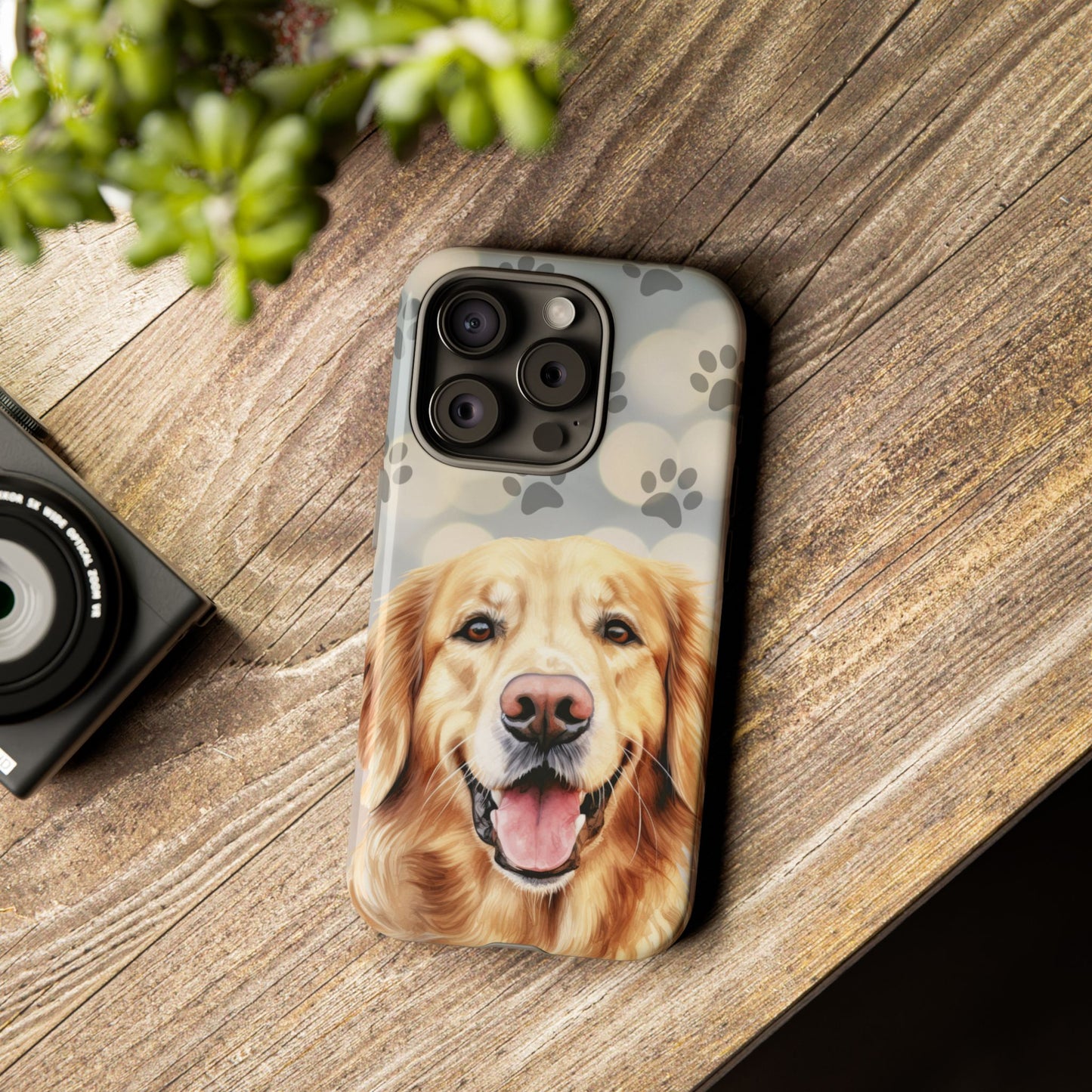 Golden Retriever Phone Case by Tough Cases (Apple iPhone, Samsung Galaxy, and Google Pixel)