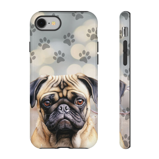 Pug Phone Case by Tough Cases (Apple iPhone, Samsung Galaxy, and Google Pixel)