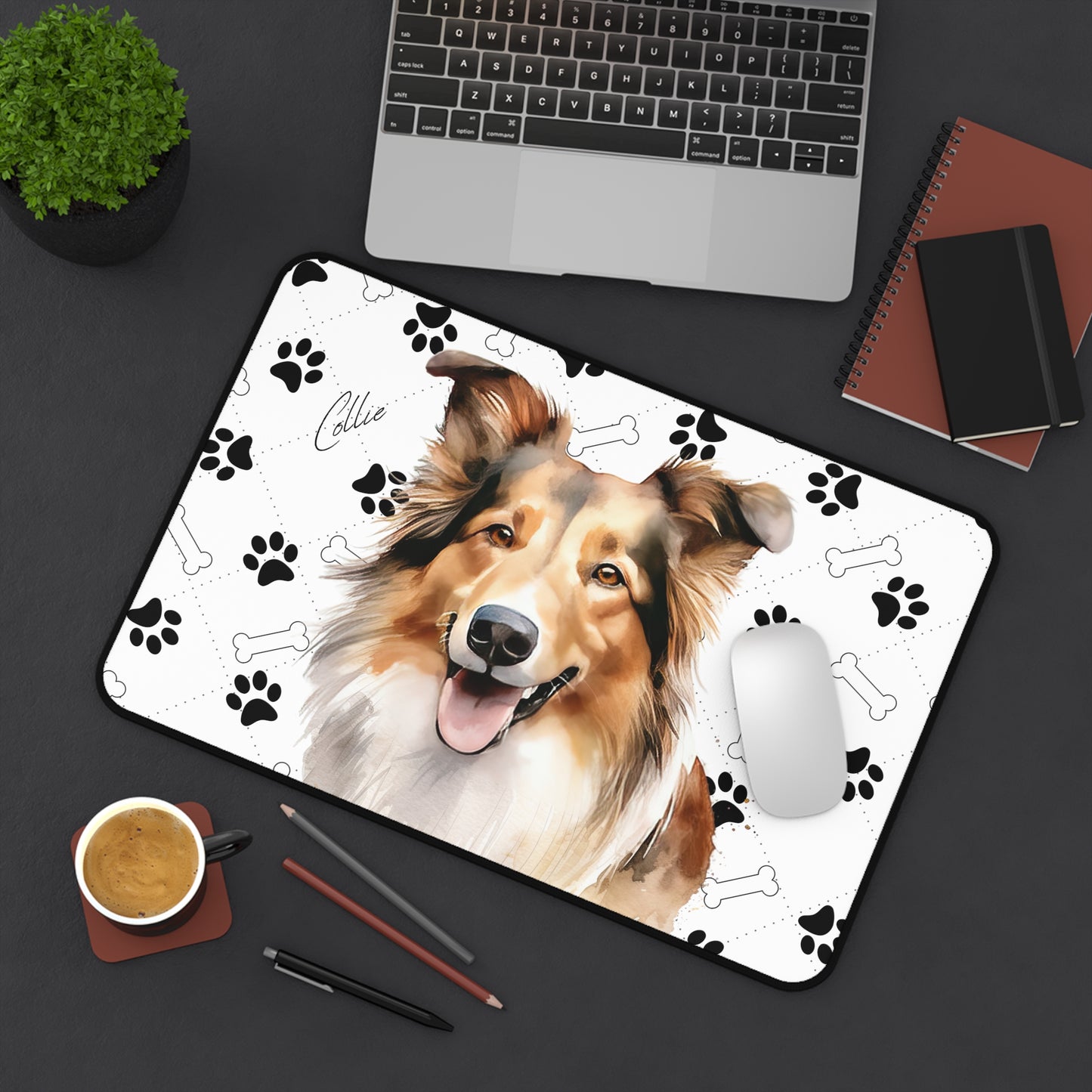 Collie Desk Mat