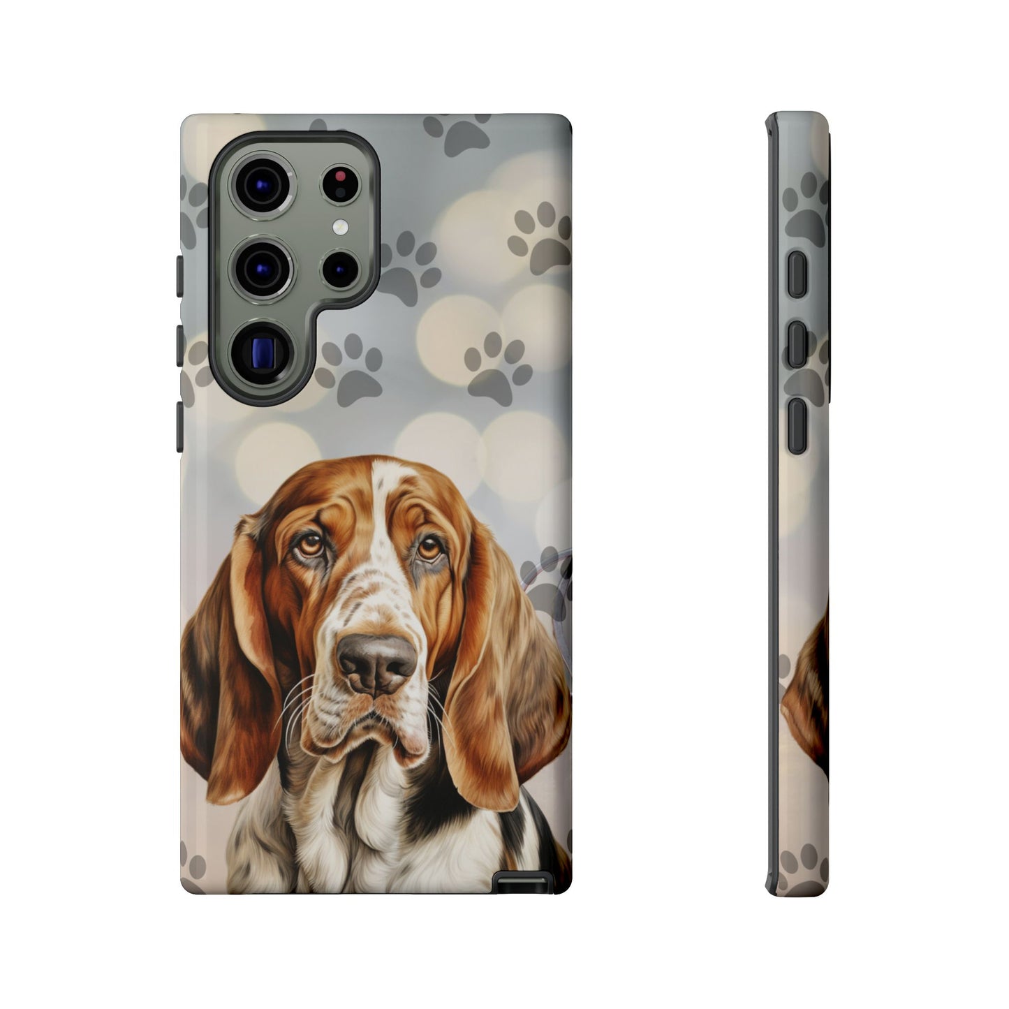 Basset Hound Phone Case by Tough Cases (Apple iPhone, Samsung Galaxy, and Google Pixel)