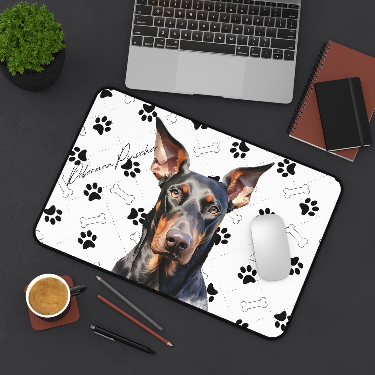 Doberman Pinscher Desk Mat