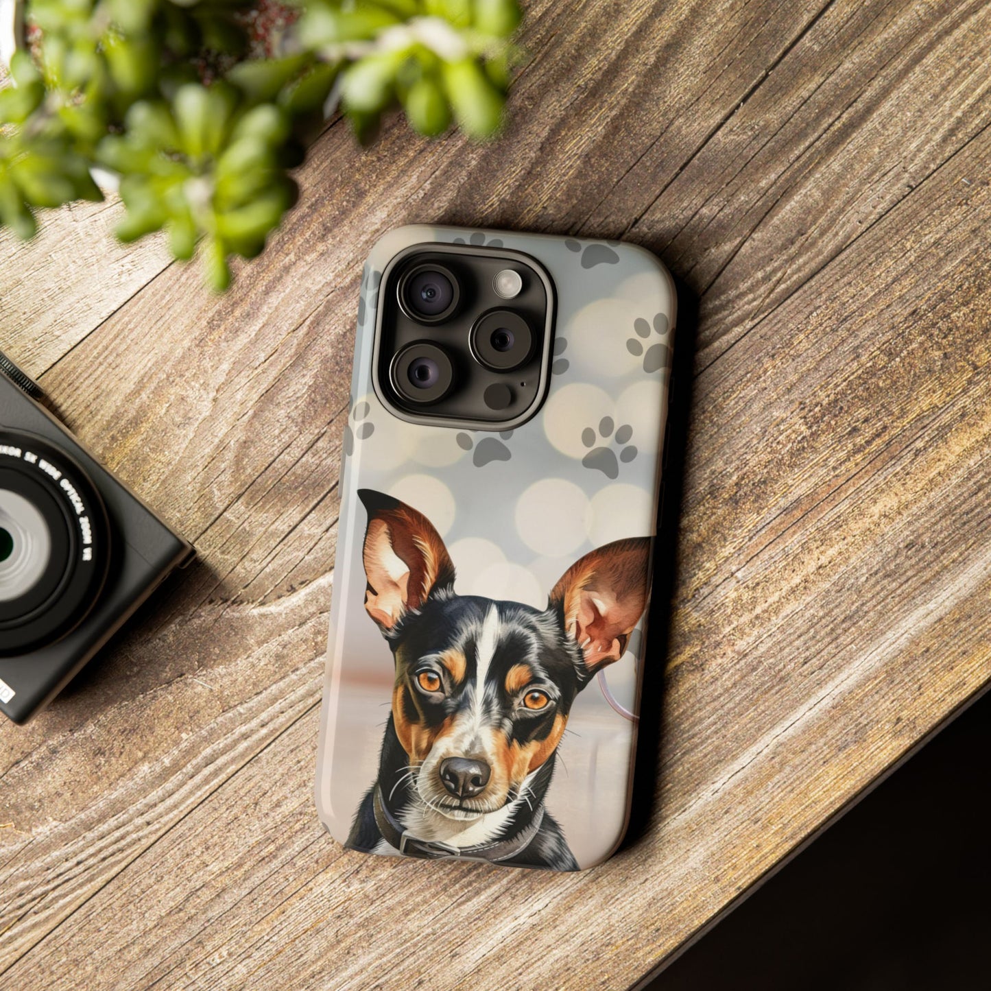 Rat Terrier by Tough Cases a (Apple iPhone, Samsung Galaxy, and Google Pixel)