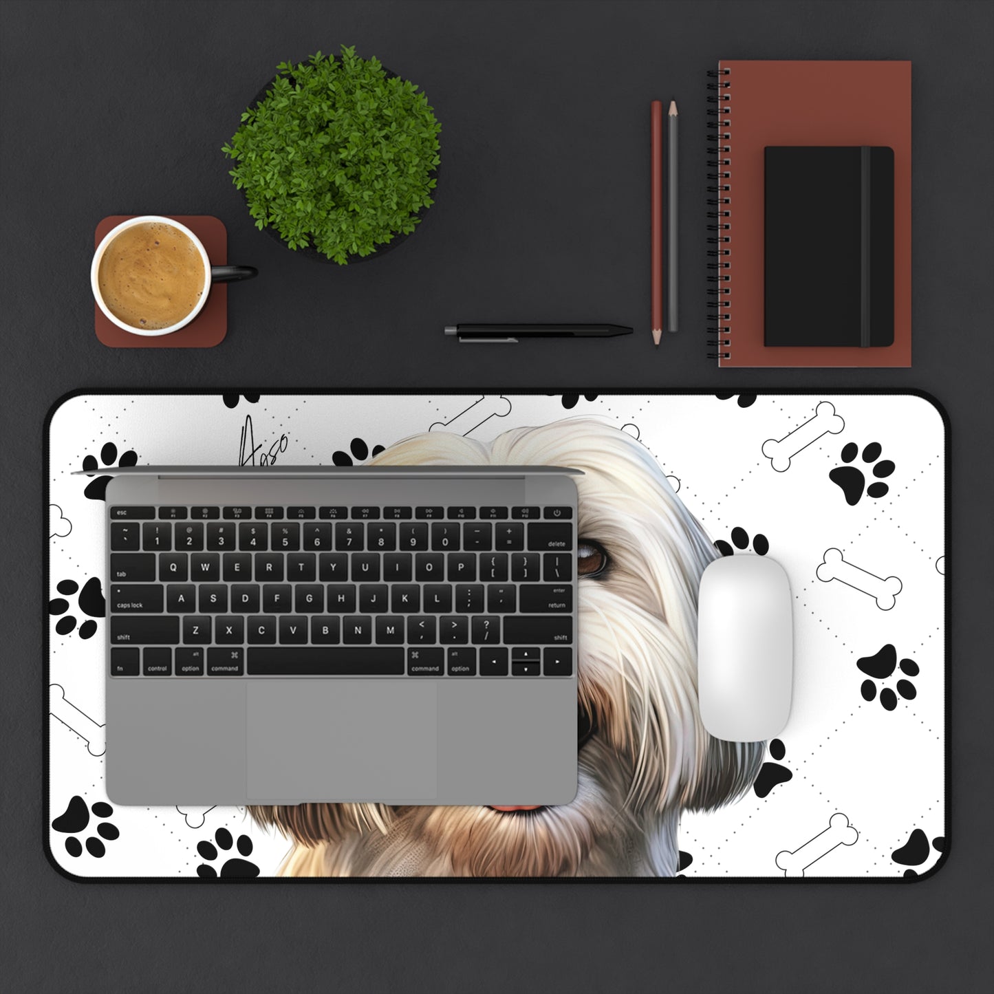 Lhaso Apso Desk Mat