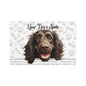 Boykin Spaniel Personalized Pet Food Mat, Custom Dog Bowl Mat, Dog Placemat, Waterproof Pet Mat, Dog Decor, Pet Feeding Station