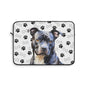 Black Staffordshire Bull Terrier Laptop Sleeve