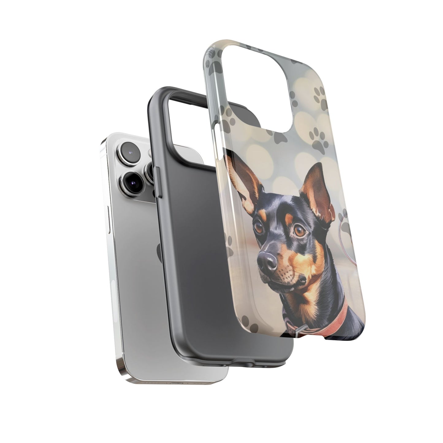 Miniature Pinscher by Tough Cases (Apple iPhone, Samsung Galaxy, and Google Pixel)