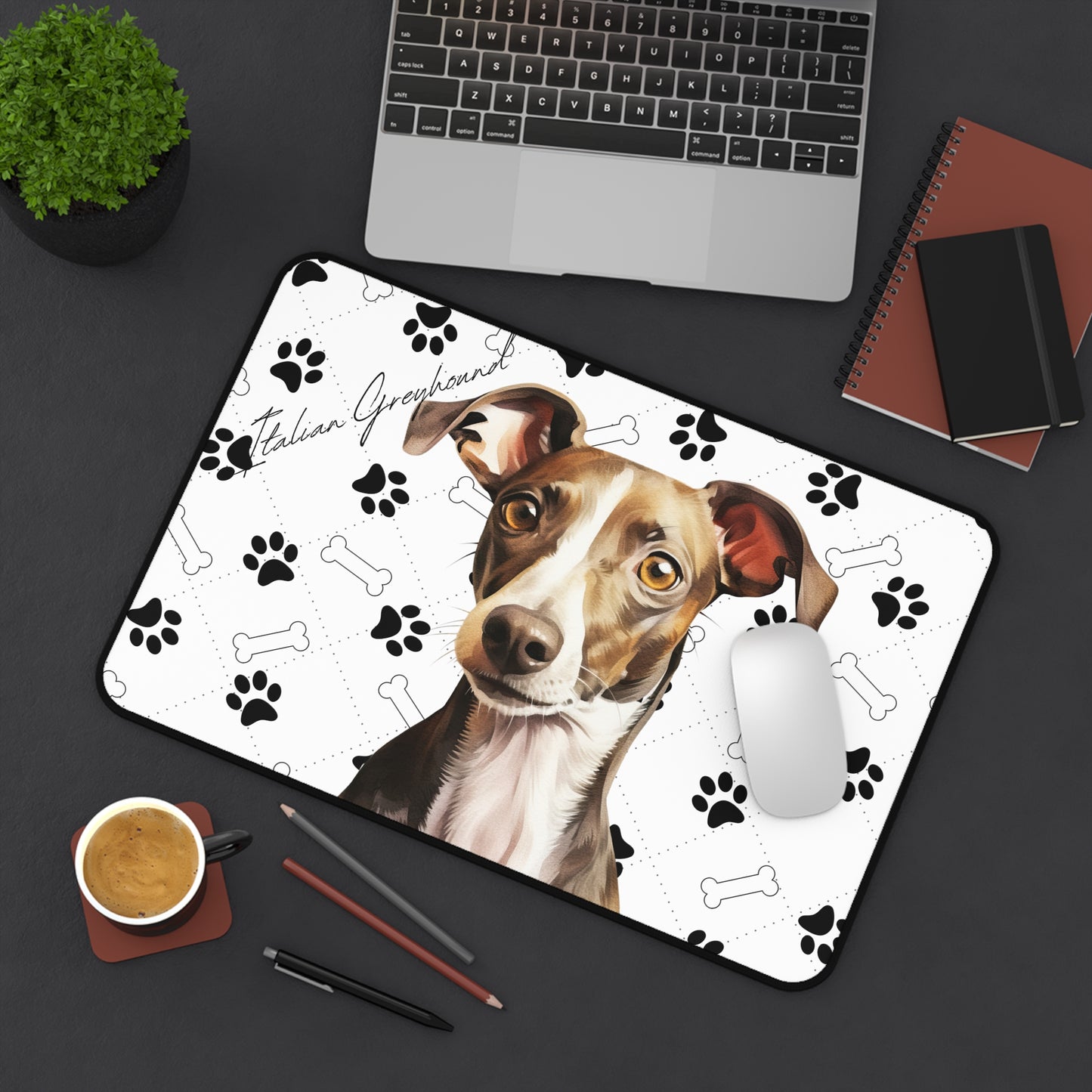 Italian Greyhound Desk Mat