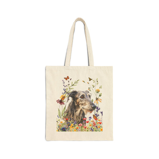 Scottish Deerhound Canvas Tote