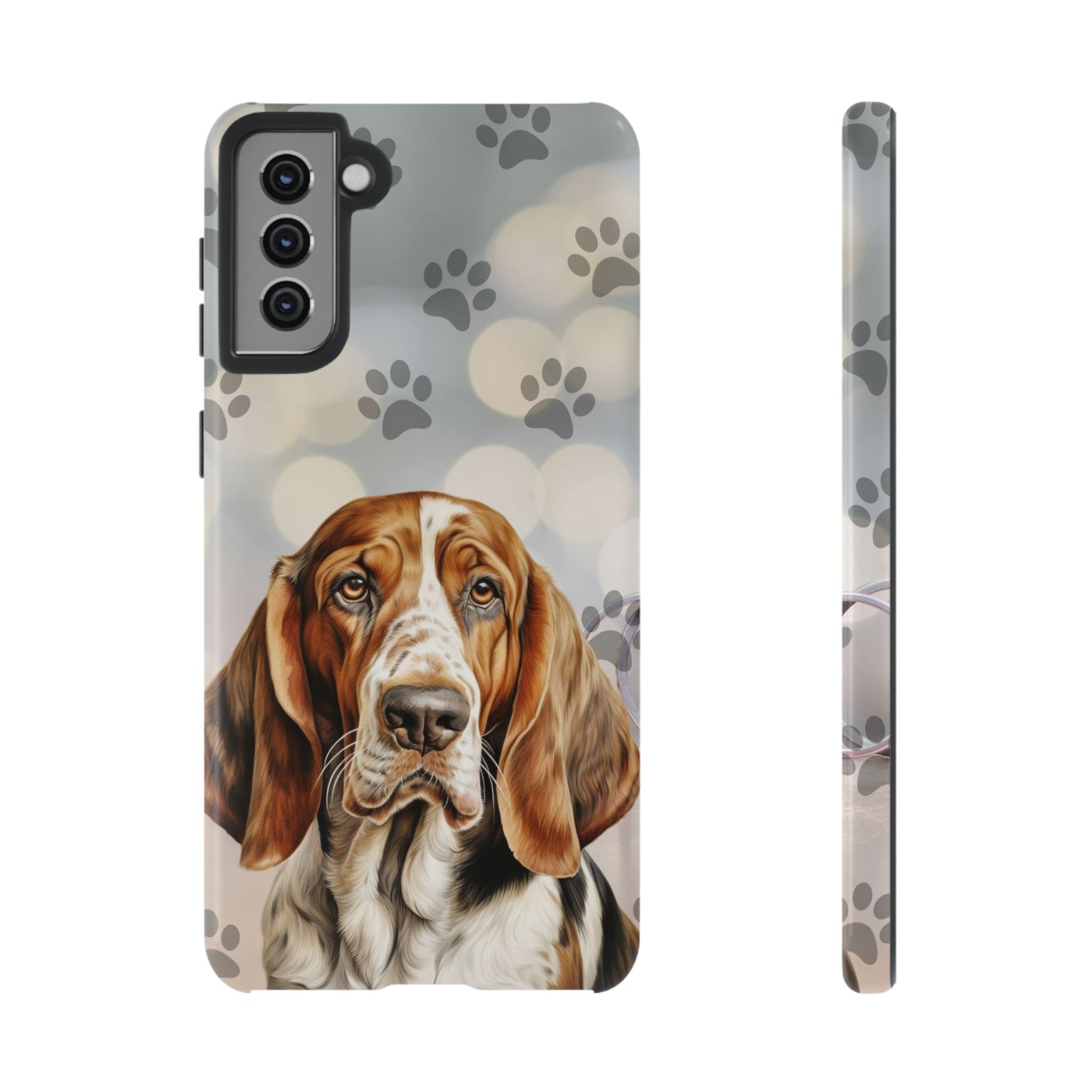 Basset Hound Phone Case by Tough Cases (Apple iPhone, Samsung Galaxy, and Google Pixel)