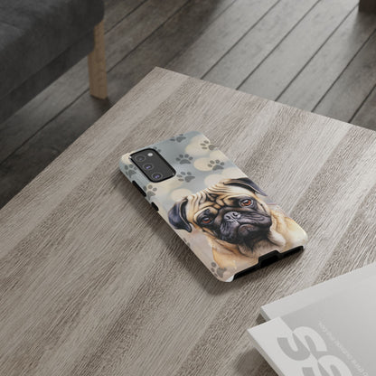 Pug Phone Case by Tough Cases (Apple iPhone, Samsung Galaxy, and Google Pixel)