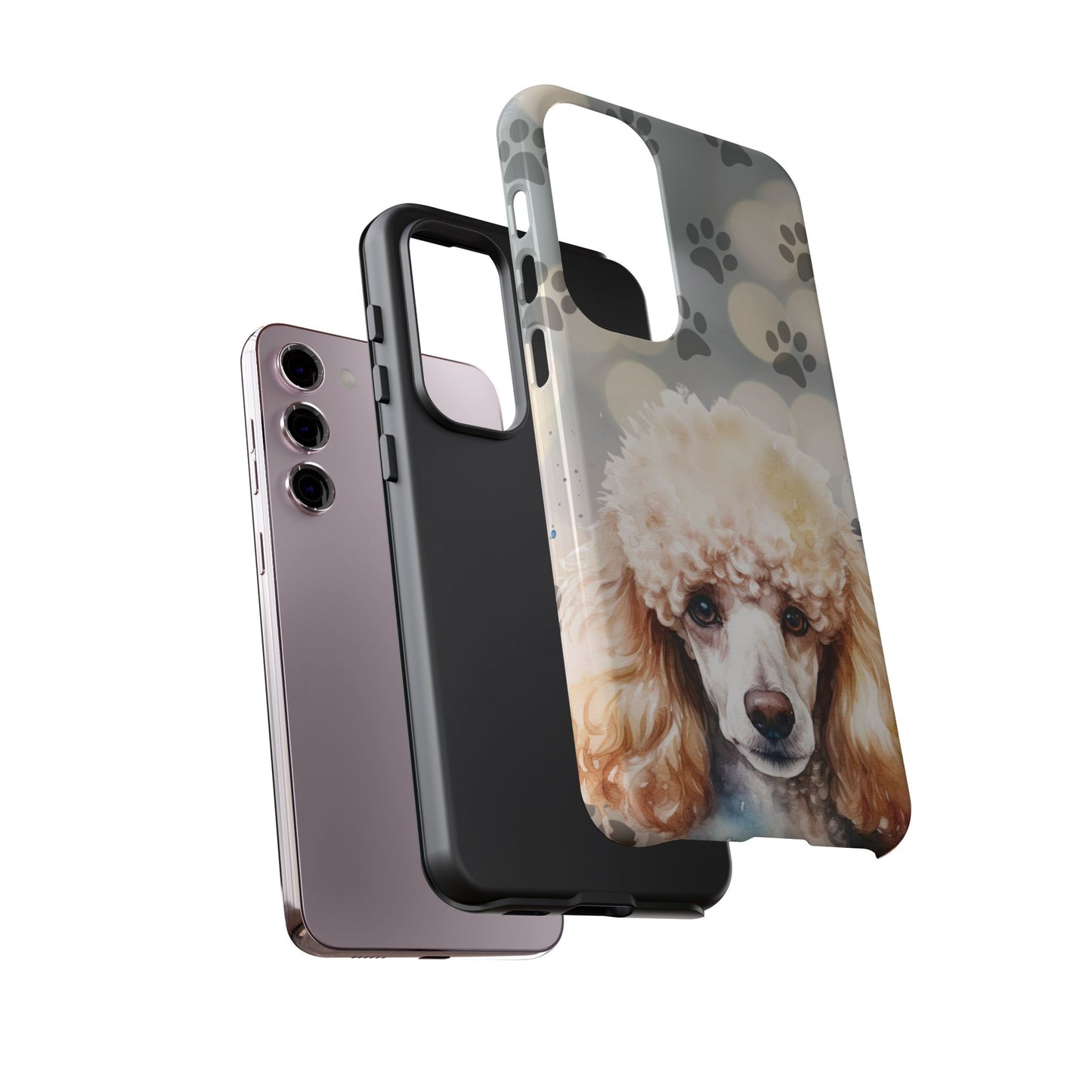 Poodle Phone Case by Tough Cases (Apple iPhone, Samsung Galaxy, and Google Pixel )