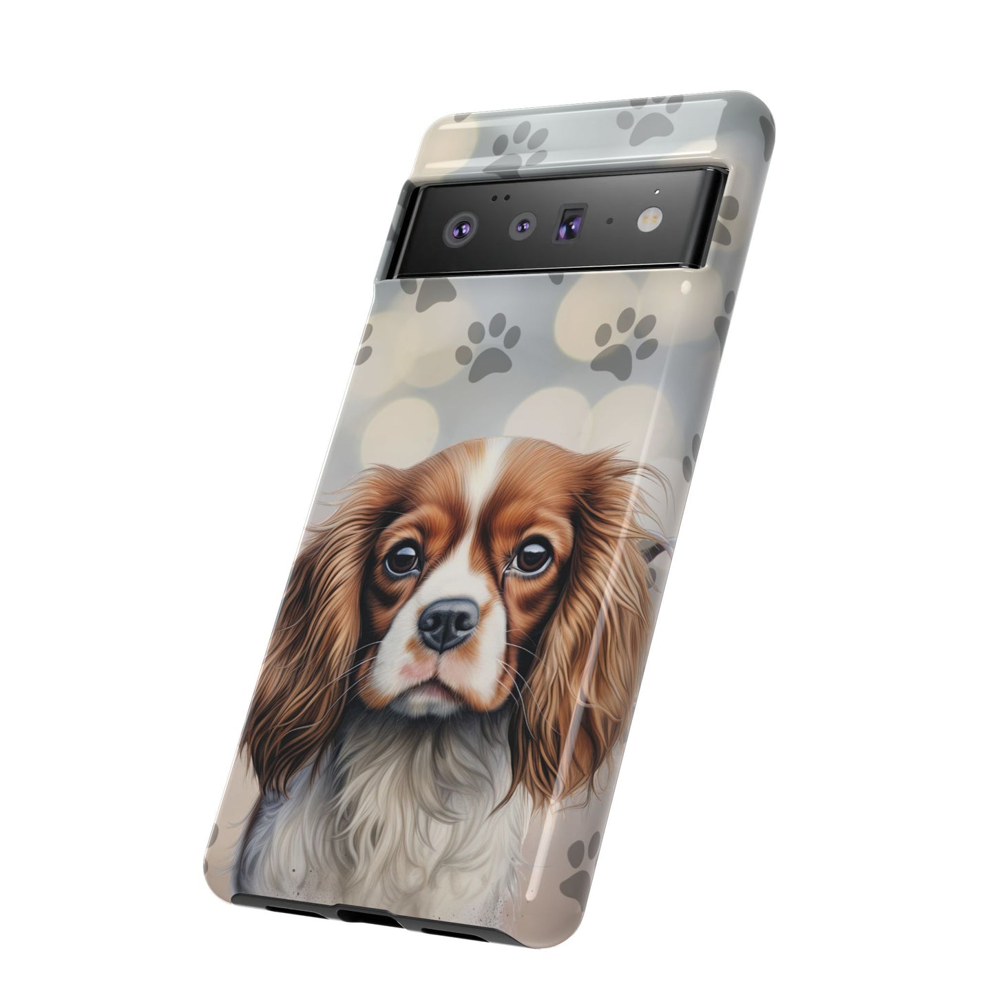 Cavalier King Charles Spaniel phone case by Tough Cases (Apple iPhone, Samsung Galaxy, and Google Pixel)