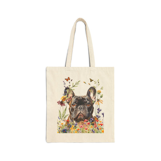 French Bulldog Canvas Tote Bag