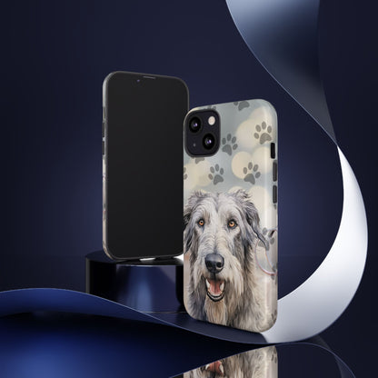 Irish Wolfhound Phone Case by Tough Cases (Apple iPhone, Samsung Galaxy, and Google Pixel)