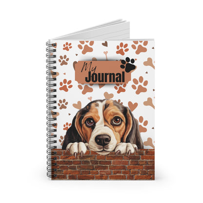 Beagle Spiral Notebook - Ruled Line