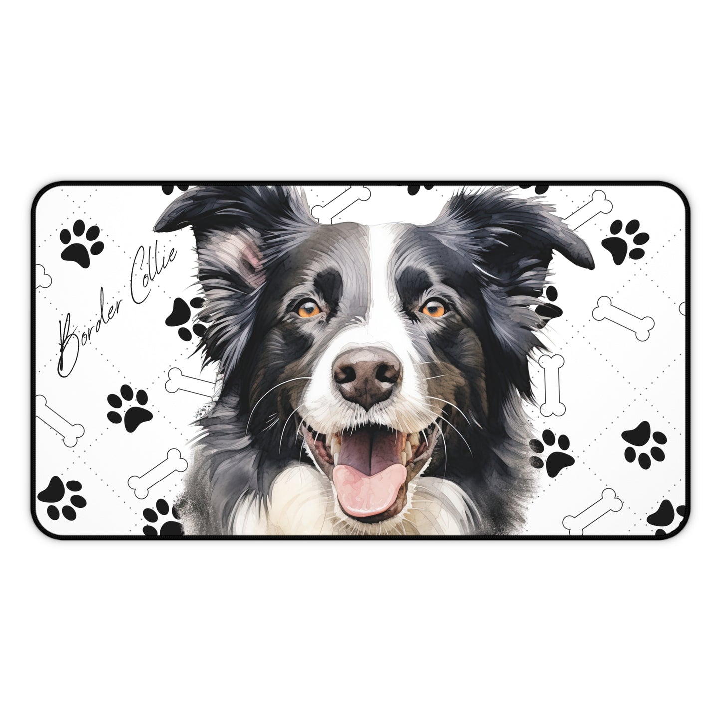 Border Collie Desk Mat
