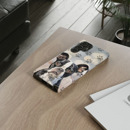 Boston Terrier Phone Case by Tough Cases (Apple iphone, Samsung galaxy, Google Pixel) Boston Terrier