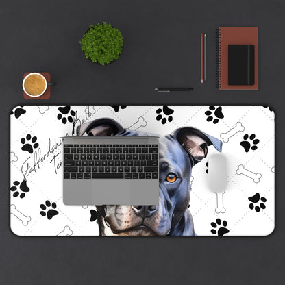 Staffordshire Terrier Desk Mat