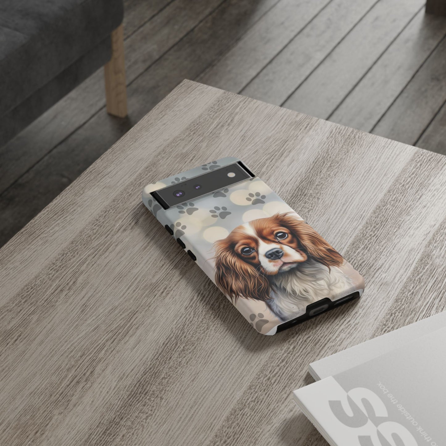 Cavalier King Charles Spaniel phone case by Tough Cases (Apple iPhone, Samsung Galaxy, and Google Pixel)