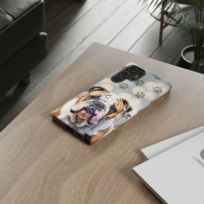 Bull Dog Phone Case by Tough Cases (Apple iPhone, Samsung Galaxy, and Google Pixel)