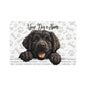 Newfoundland Personalized Pet Food Mat, Custom Dog Food Mat, Dog Feeding Mat, Cute Pet Mat, Dog Lovers Gift