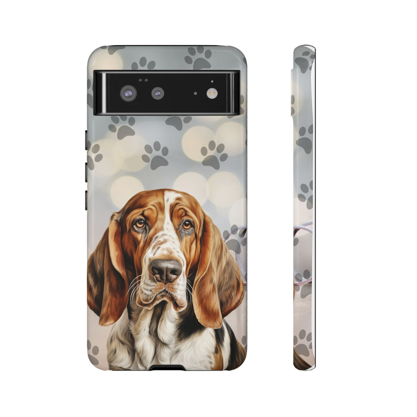 Basset Hound Phone Case by Tough Cases (Apple iPhone, Samsung Galaxy, and Google Pixel)