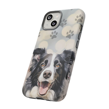 Border Collie Phone Case by Tough Cases (Apple iPhone, Samsung Galaxy, and Google Pixel)