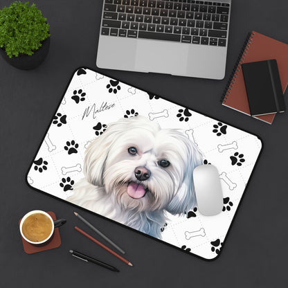 Maltese Desk Mat