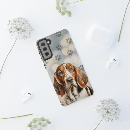 Basset Hound Phone Case by Tough Cases (Apple iPhone, Samsung Galaxy, and Google Pixel)
