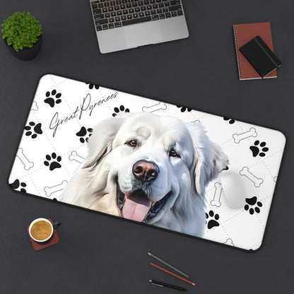 Great Pyrenes Desk Mat